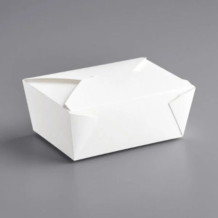 TAKEOUT COOKIE BOX WHITE 5 1/2 x 8"