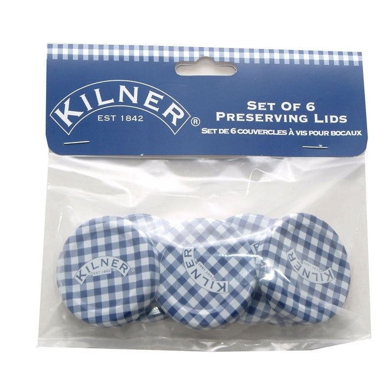 KILNER PRESERVING LIDS SET OF 6 X 70 MM