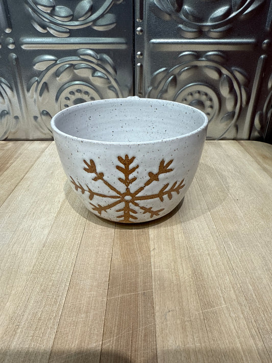 RISING FOREST SOUP MUG-SNOWFLAKE