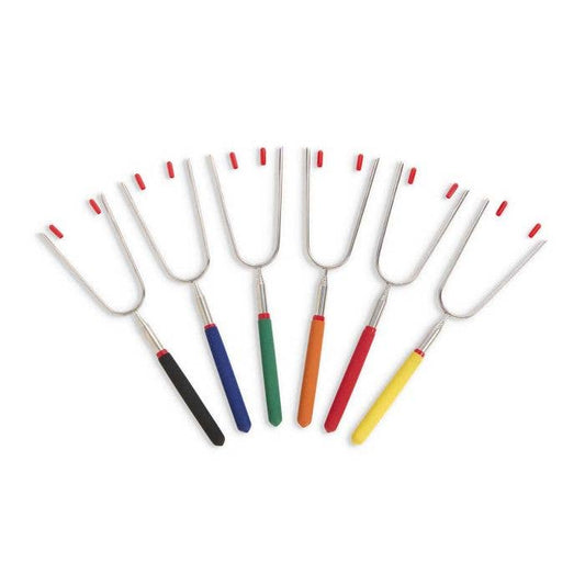 TELESCOPING ROASTING FORKS SET OF 6