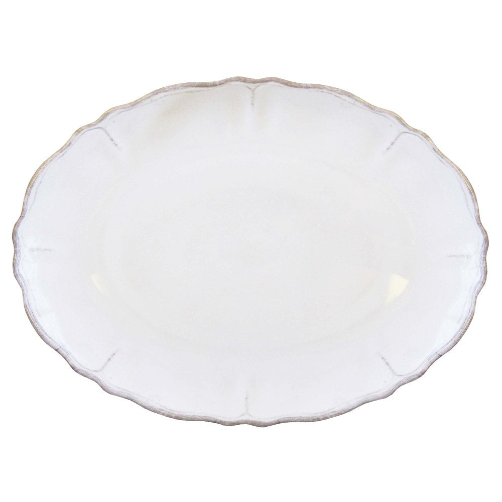 PLATTER OVAL WHITE