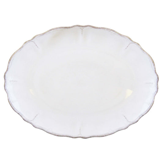 PLATTER OVAL WHITE
