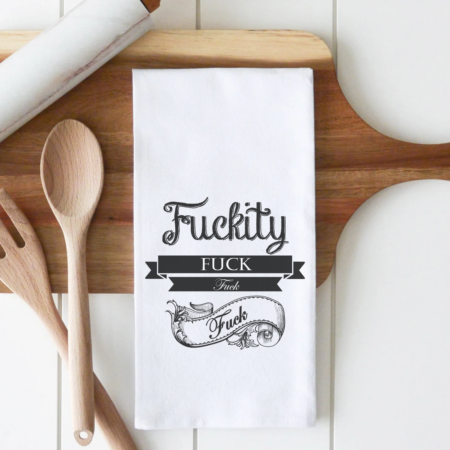 FUCKITY FUCK FUCK PREMIUM COTTON TEA TOWEL