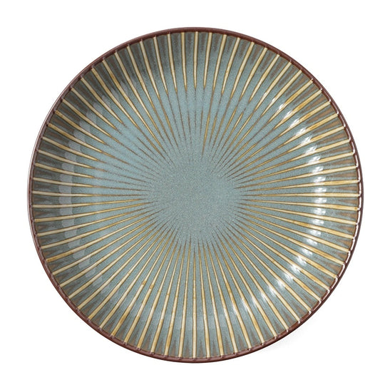 AIYA GREEN PLATE 8.75"