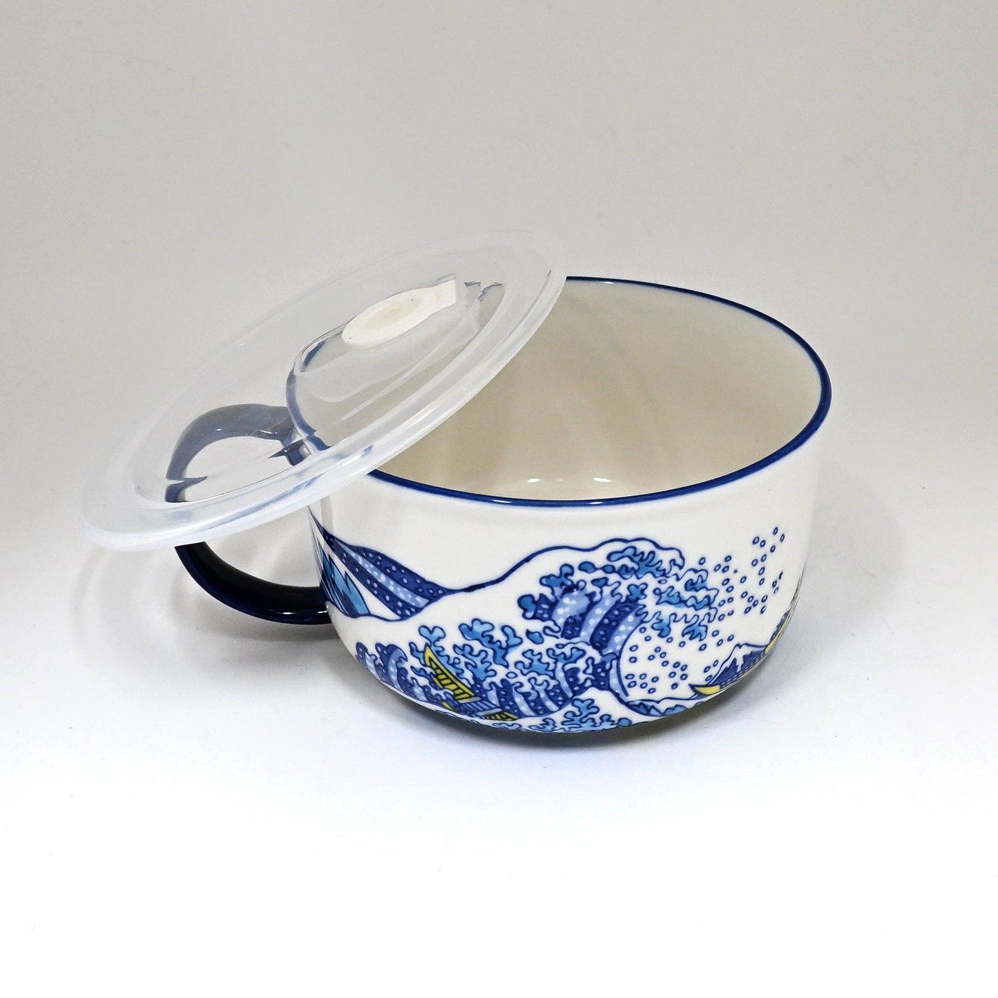 Great Wave Design Microwavable Bowl