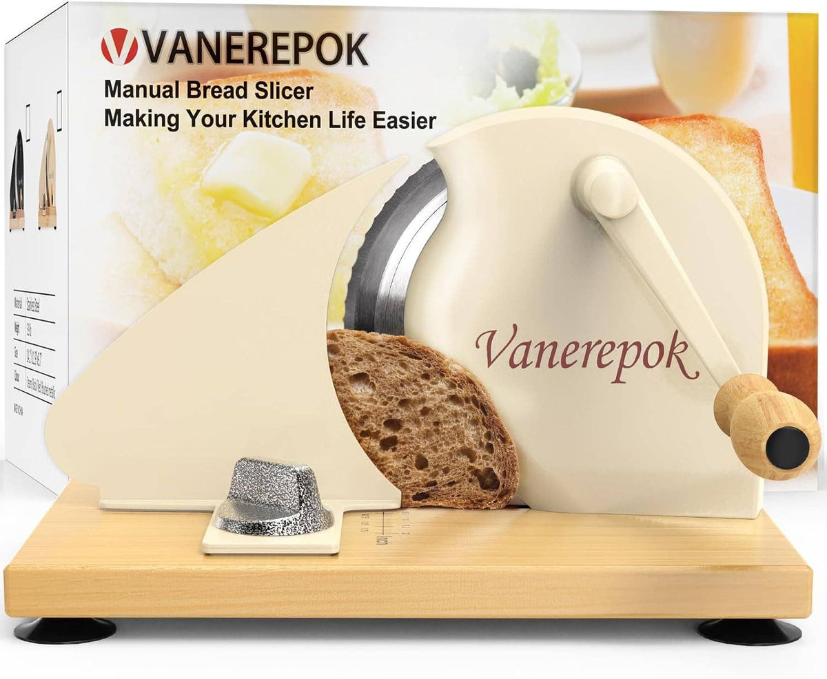 MANUALBREAD SLICER ADJ WHITE