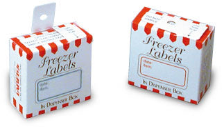 FREEZER LABELS RED