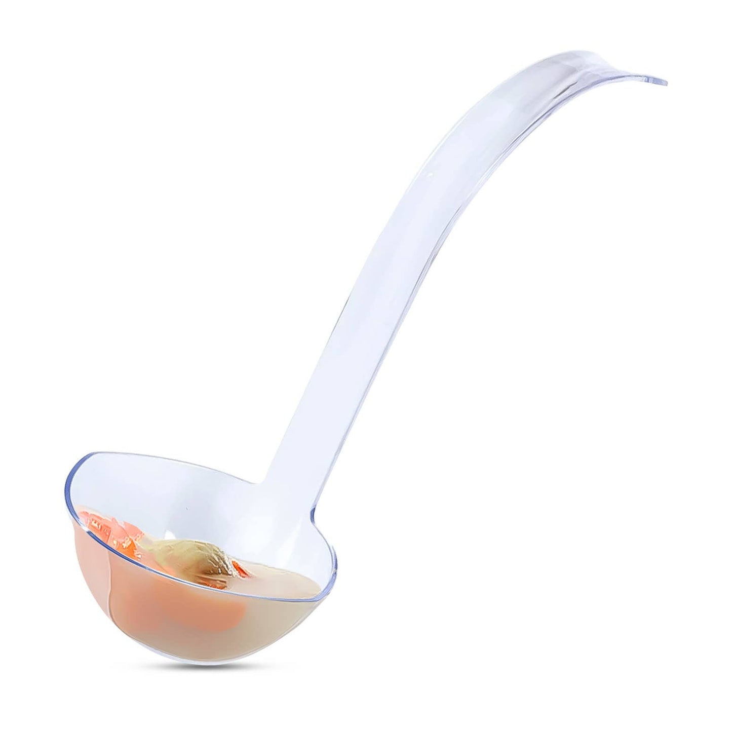 CLEAR PLASTIC PUNCH LADLE