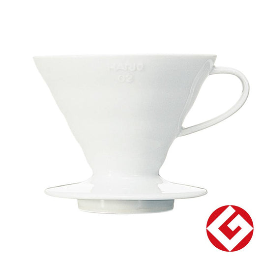HARIO V60 Ceramic Coffee Dripper 02: White