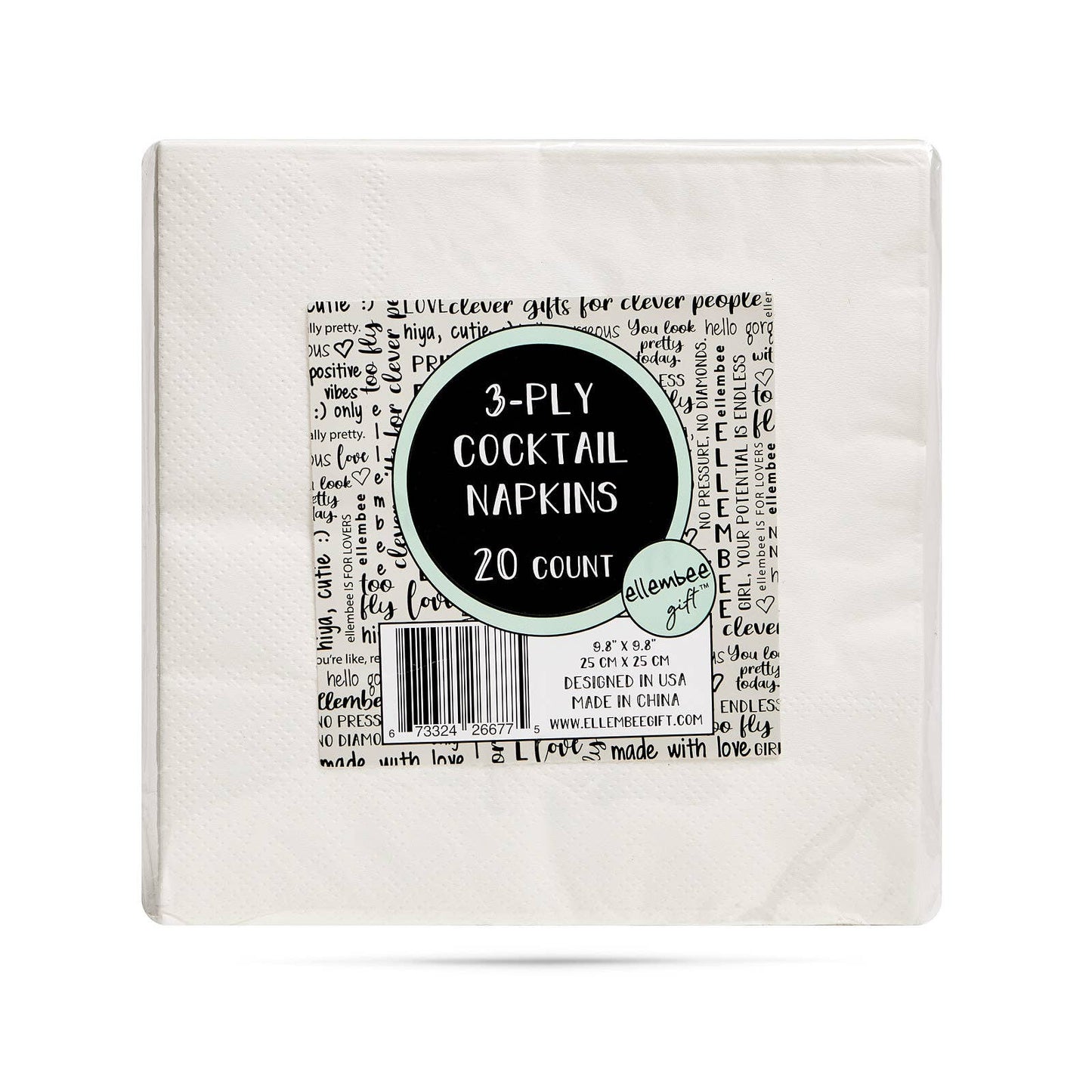 MY BODY ASKED FOR WATER FUNNY AND SASSY COCKTAIL NAPKINS