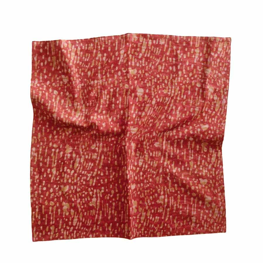 Sustainable Cotton Dinner Napkins Set of 4 | Barkha Orange