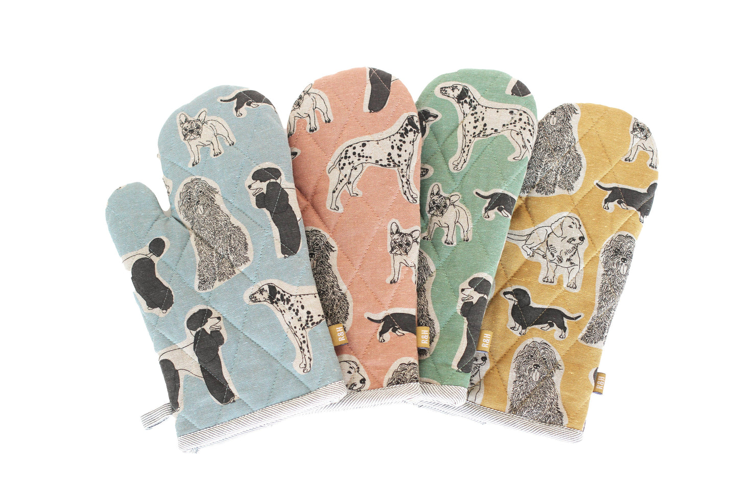 OVEN GLOVE DOG PRINT