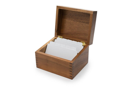 IRONWOOD RECIPE BOX, ACACIA