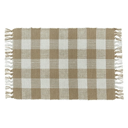 WICKLOW CHECK NATURAL PLACEMAT