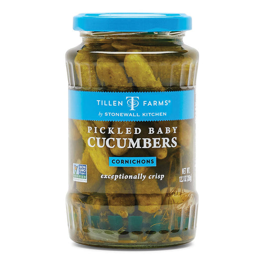 PICKLED BABY CUCUMBERS 12 OZ