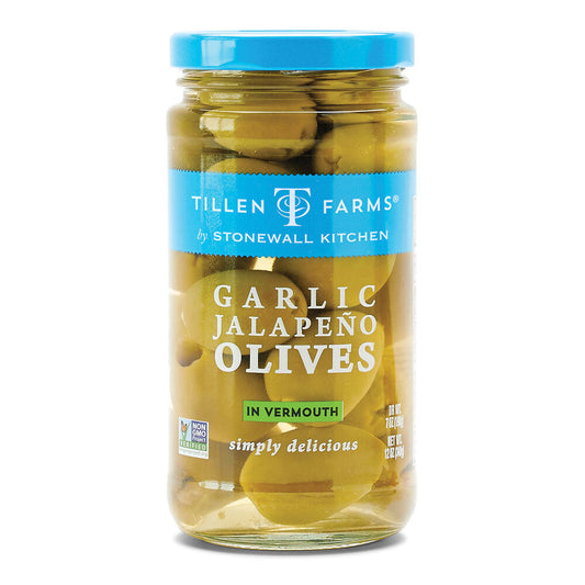 GARLIC JALAPENO OLIVES