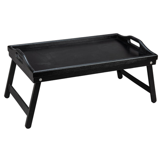FOLDING BREAKFAST TRAY BLACK