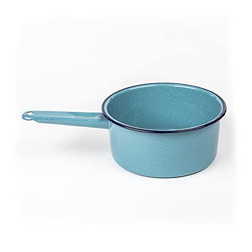 ENAMELWARE SAUCEPAN 2 QT TURQ