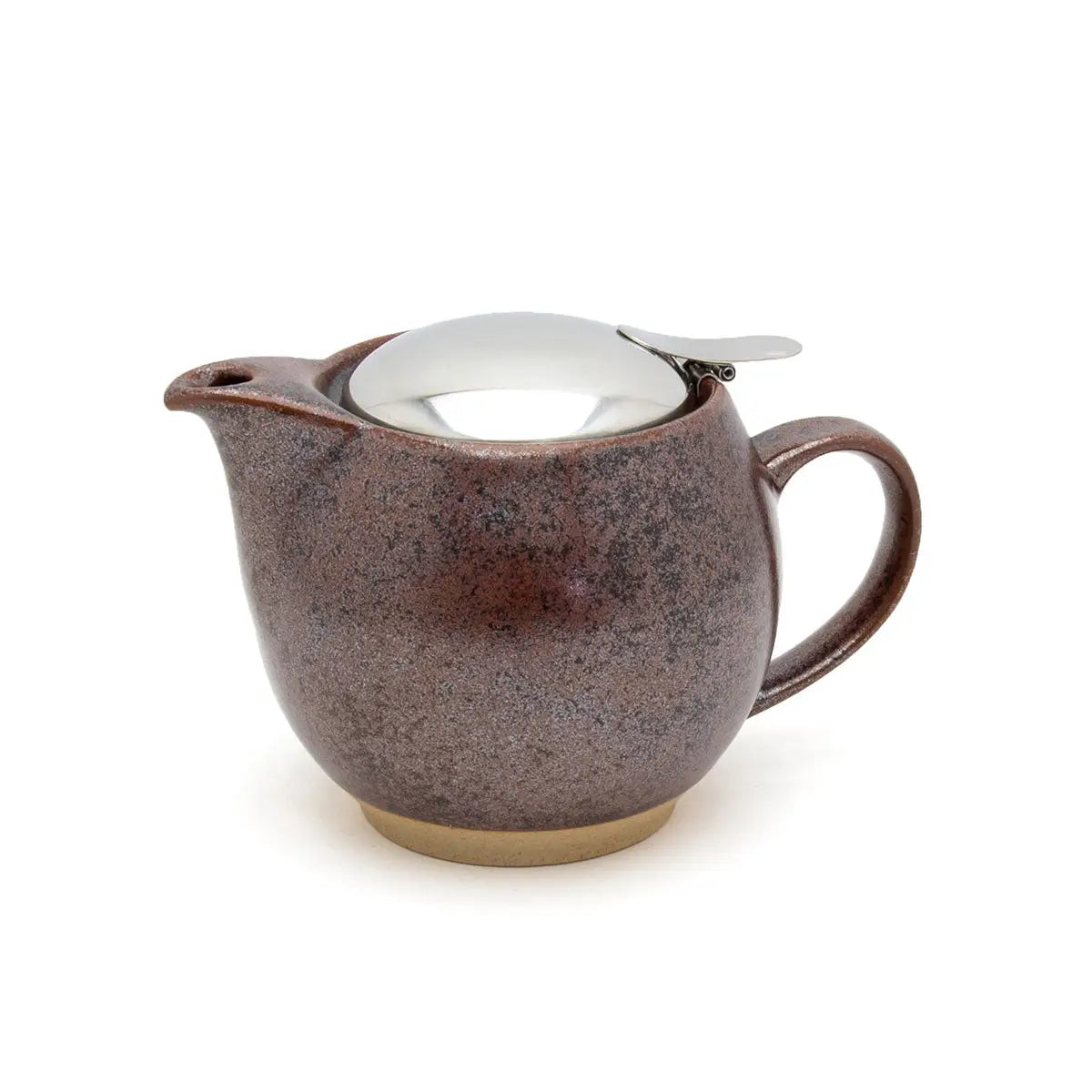 BEE HOUSE ROUND CERAMIC TEAPOT 15OZ IRON BROWN