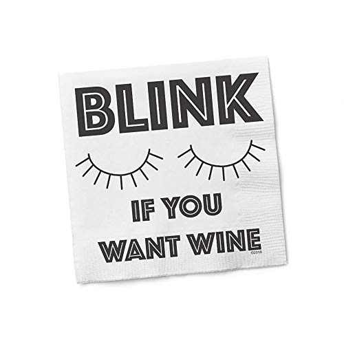 FUNNY CT NAPKIN - BLINK