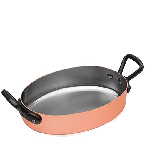 COPPER OVAL SERVING DISH