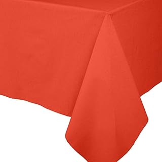 PAPER LINEN TABLECOVER 5' X 8' ORG