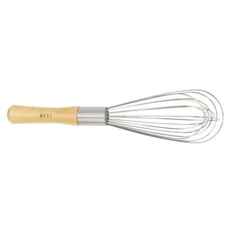 BALLOON WHIP WOOD HANDLE 10"