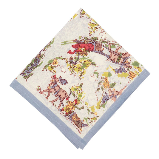 NAPKIN RENNE GREY/BLUE