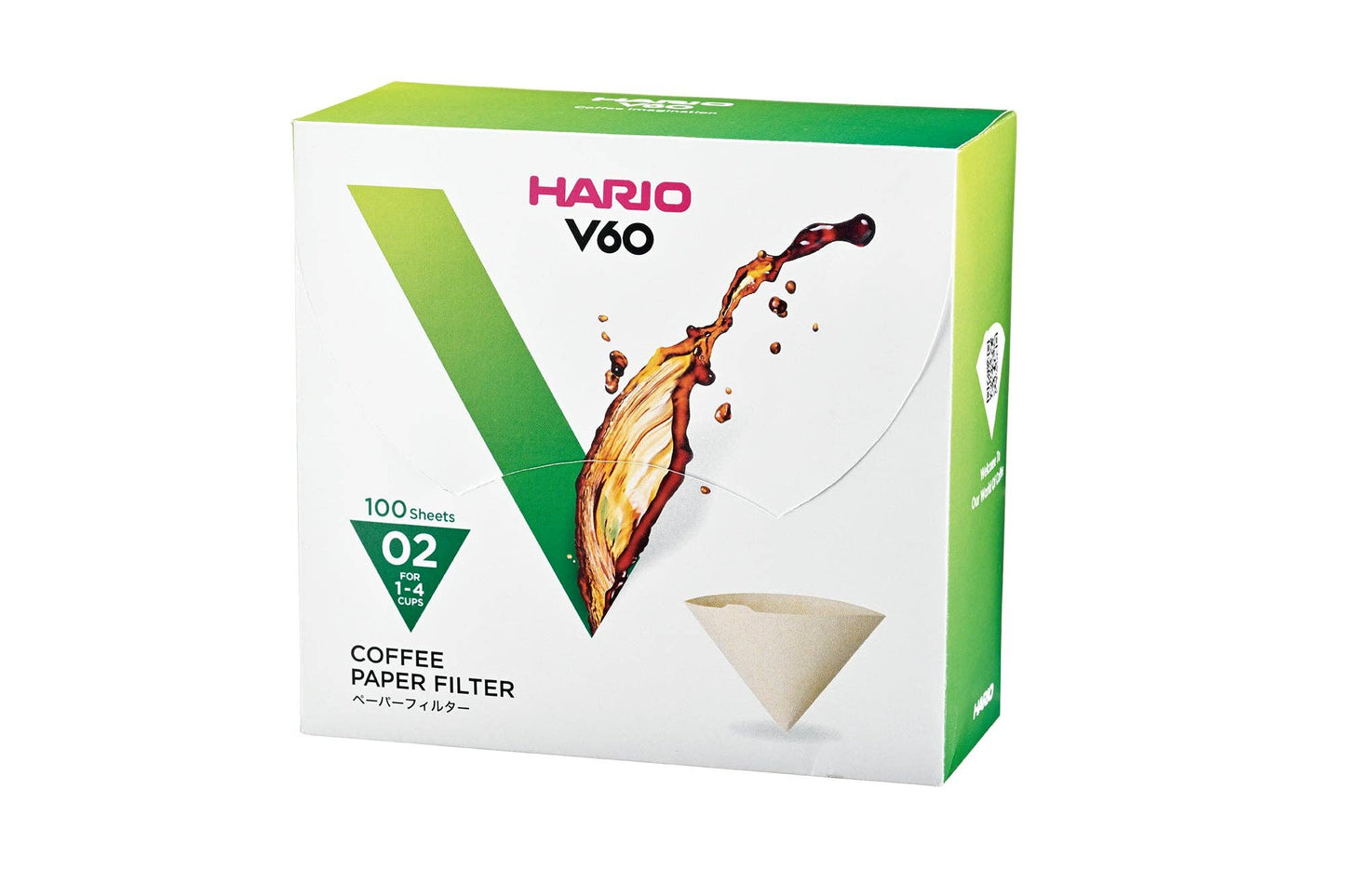 V60 Paper Filters: White / 100 Sheets 02