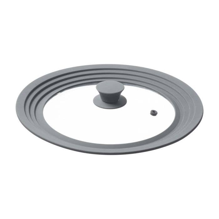 UNIVERSAL POT LID AND MICROWAVE COOKING COVER