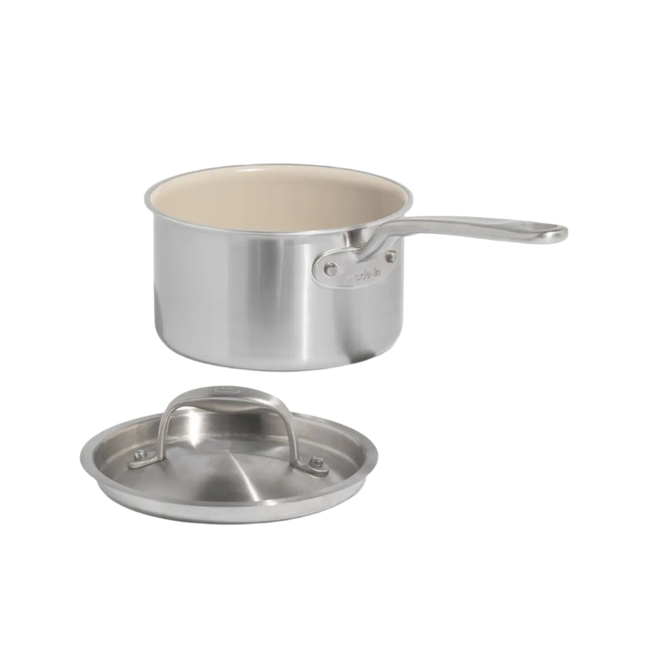 MADE IN CERAMICLAD 2 QUART SAUCE PAN