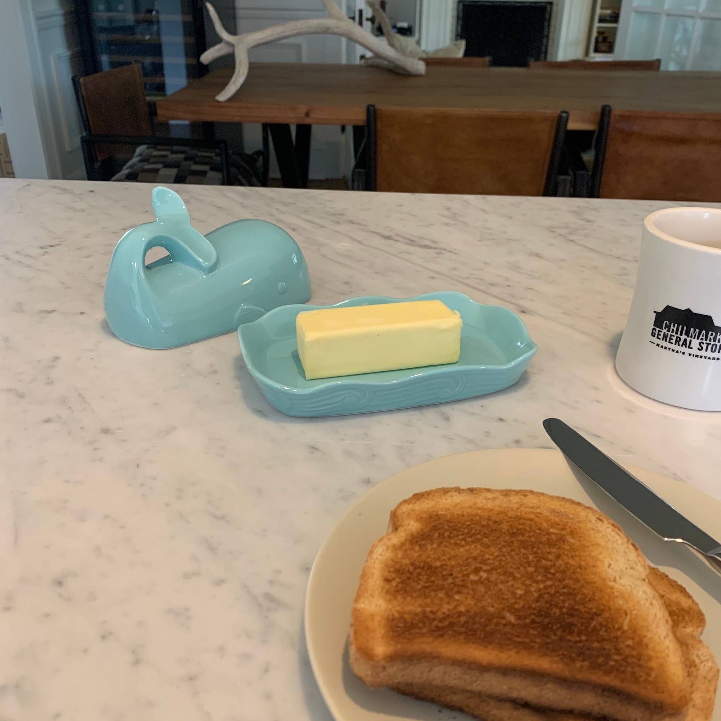 WHALE BUTTER DISH