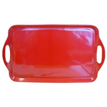 MELAMINE CALYPSO TRAY 11.5" X 19" RED