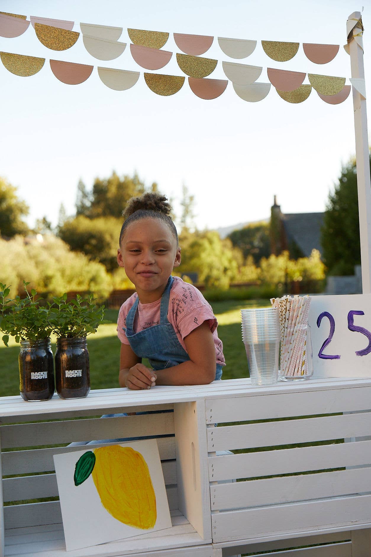 Ayesha Curry - Kid's Denim Chef's Apron: Denim