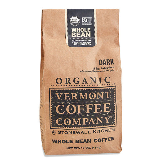 VT COFFEE COMPANY DARK WHOLE BEAN 16 OZ