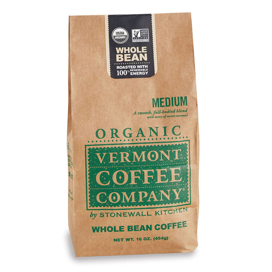 VT COFFEE COMPANY MEDIUM WHOLE BEAN 16 OZ