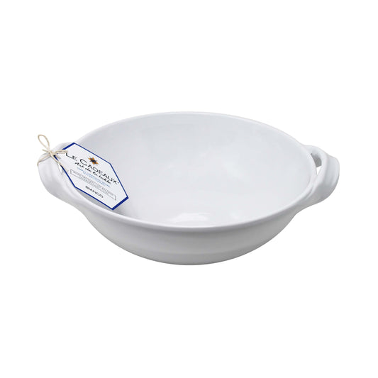 HANDLED BOWL 9.25" BIANCO