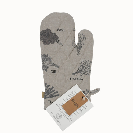 OVEN GLOVE HERBS CHARCOAL