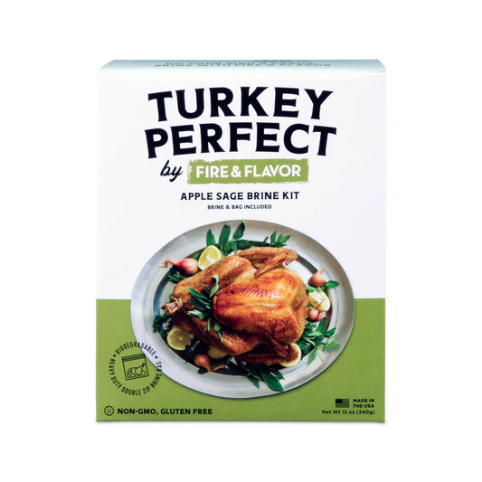 TURKEY PERFECT ALL-NATURAL APPLE SAGE BRINE & BAG KIT