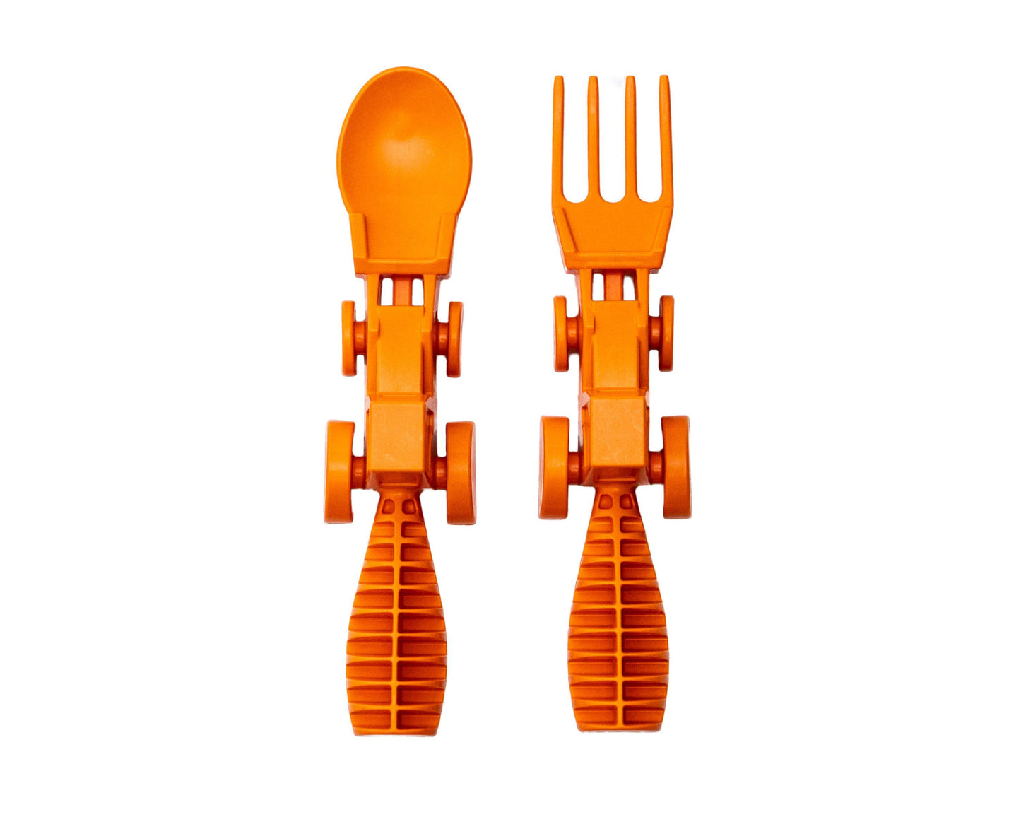 SET OF 2 TRACTOR UTENSILS: ORANGE