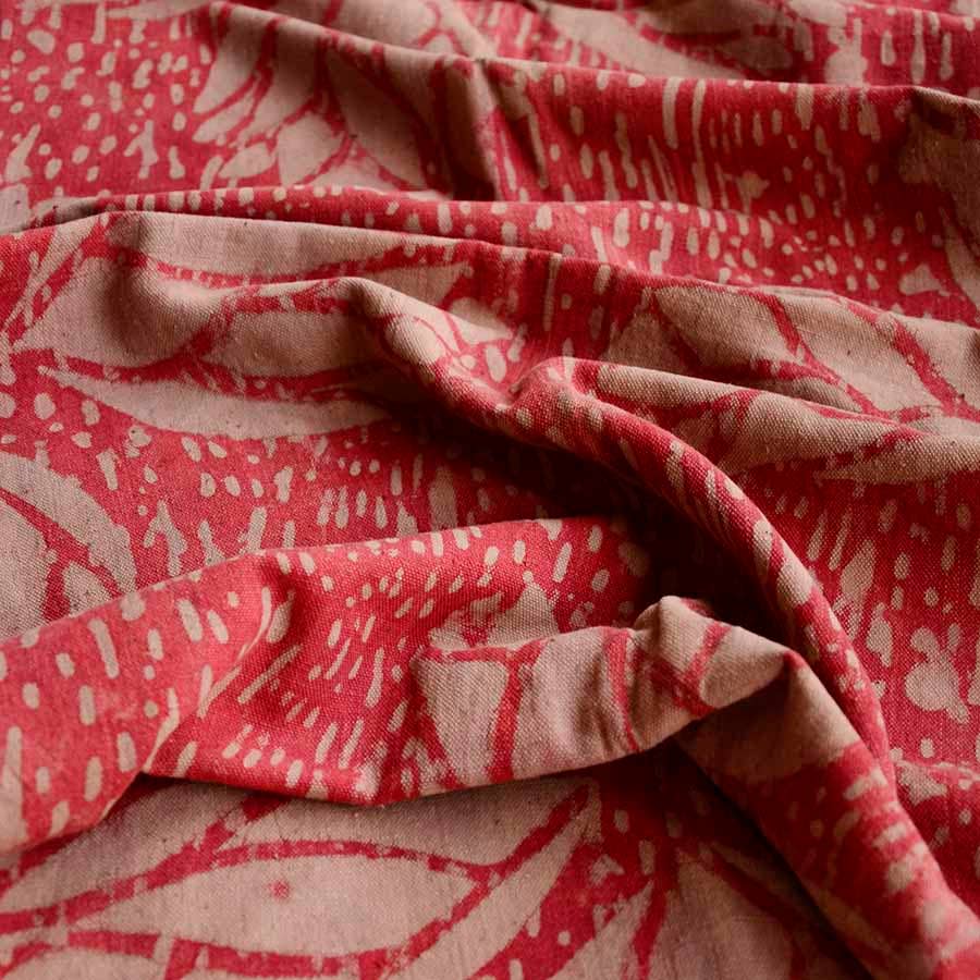 Floral Block Print Table Runner - Rosette
