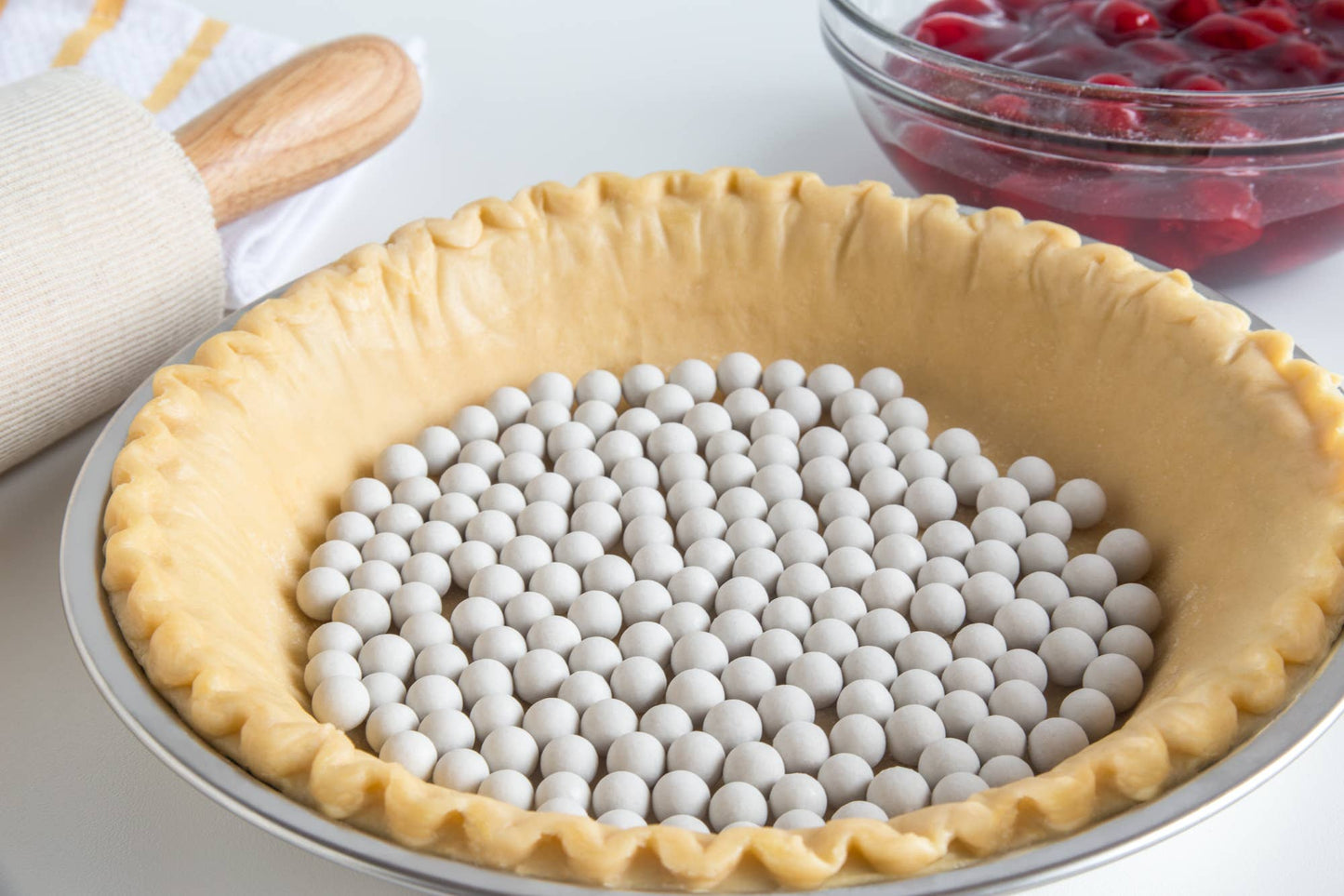 Ceramic Pie Weights with Mason Jar 9.5-Ounce