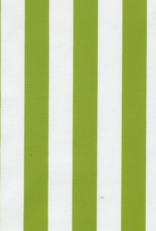 STRIPED TABLECLOTH :GREEN / 70 X 47.5