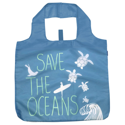 SAVE THE OCEANS BLU BAG REUSABLE SHOPPER TOTE