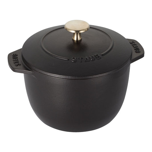 STAUB PETITE FRENCH OVEN 1.5 QT BLACK