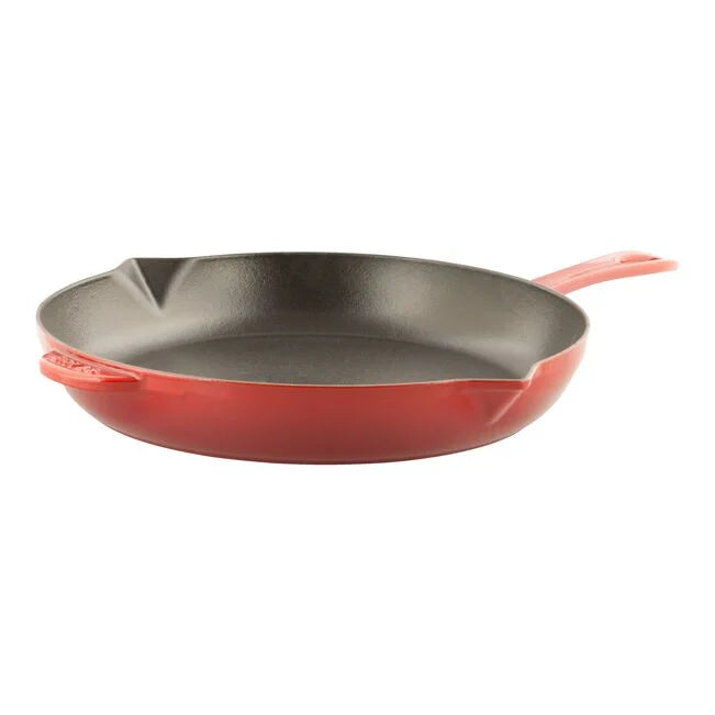 STAUB FRY PAN 12" CHERRY