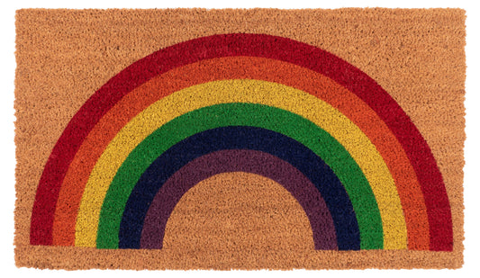 NATURAL COIR RAINBOW DOORMAT