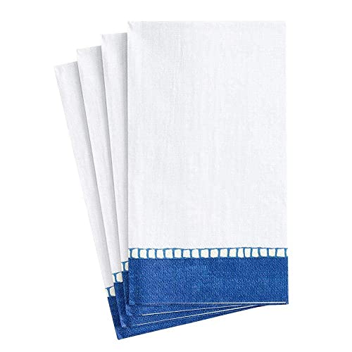 GUEST TOWEL LINEN MARINE BLUE
