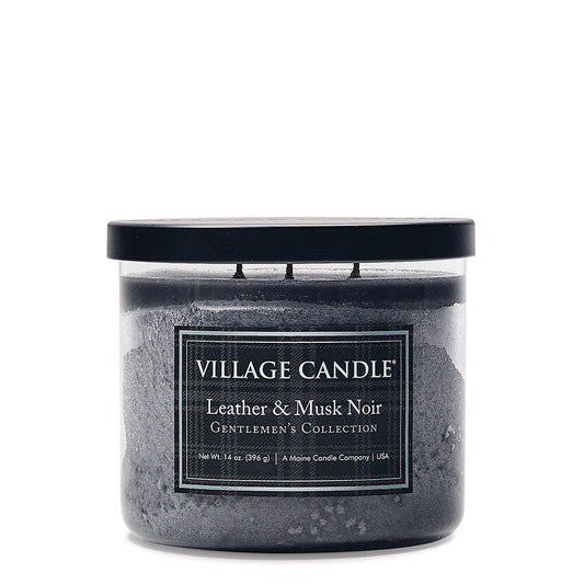 LEATHER & MUSK GENTLEMEN'S CANDLE 3 WICK