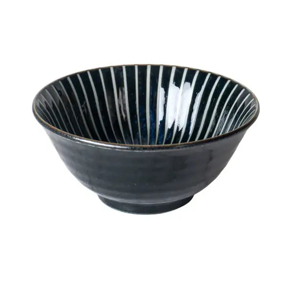Hasui Tokusa Blue Porcelain Bowl 6"